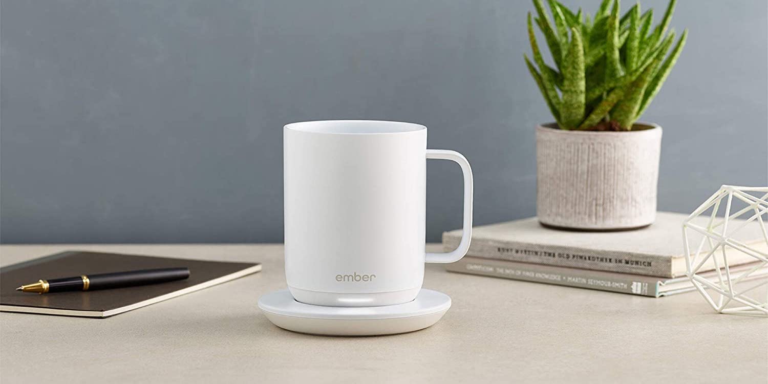 Ember's Smart Temperature Control Mug 2 keeps the coffee hot all