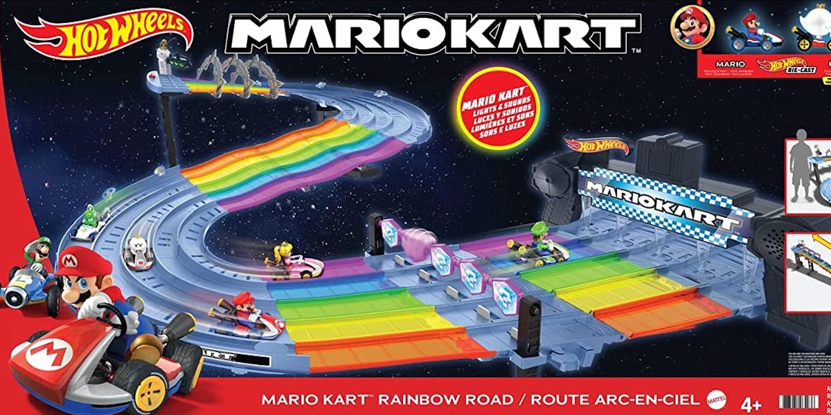 Hot Wheels Mario Kart Track Playset by Mattel