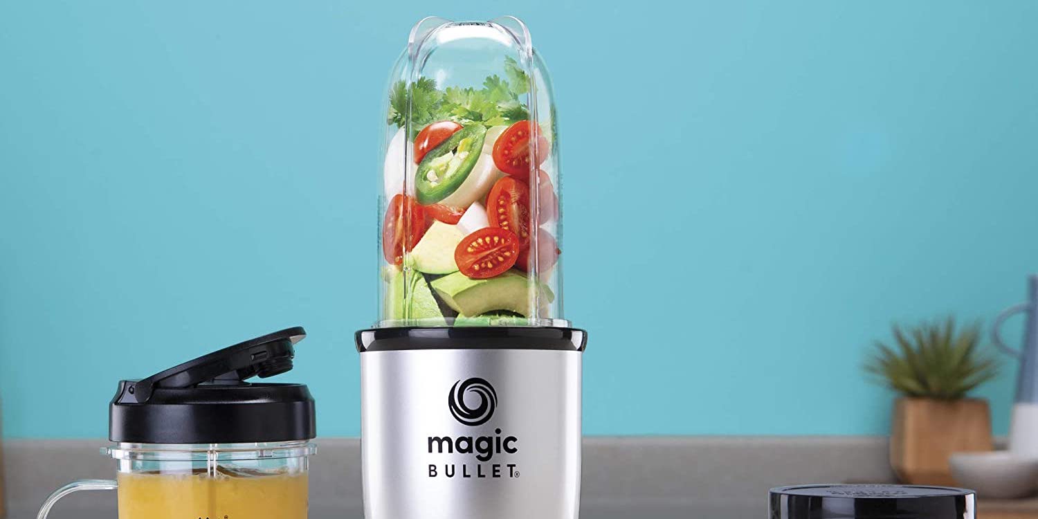 Mix up some protein in the 11-piece Magic Bullet with 3 on-the-go