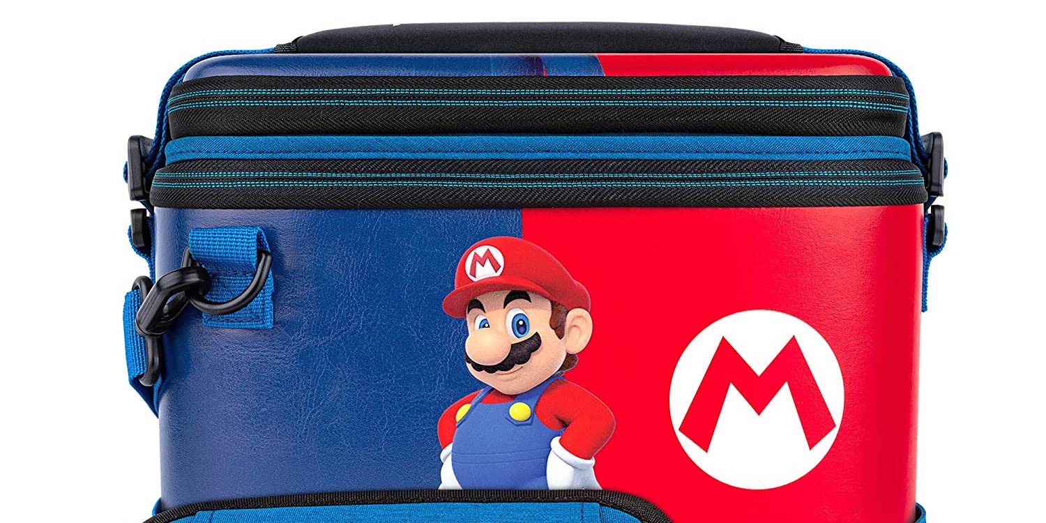 PDP's Mario editionSwitch 2-in-1 Travel Case with console stand matching  holiday price at $34 - 9to5Toys