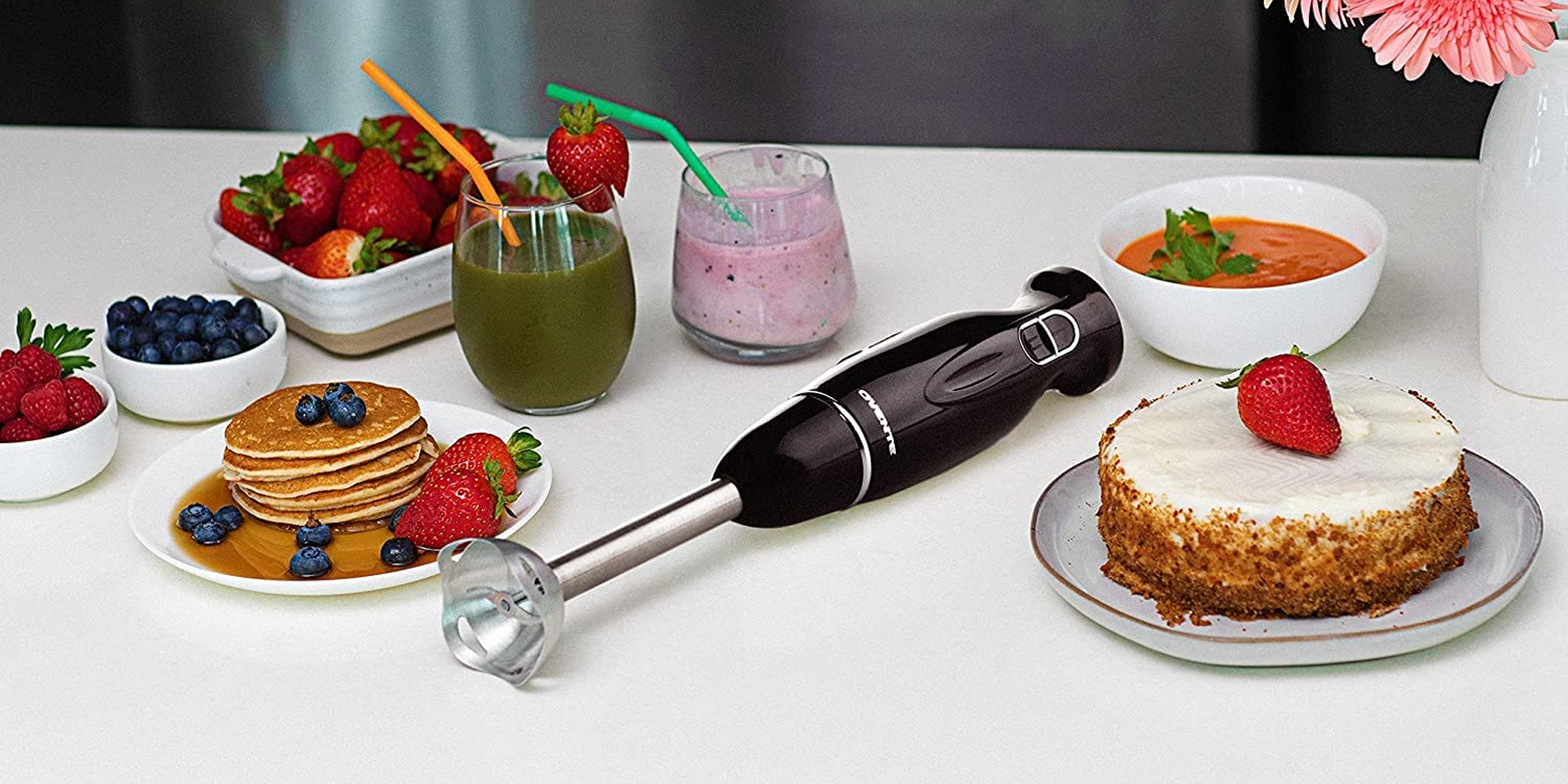 This 300W immersion blender is a must for winter meals at low of 16