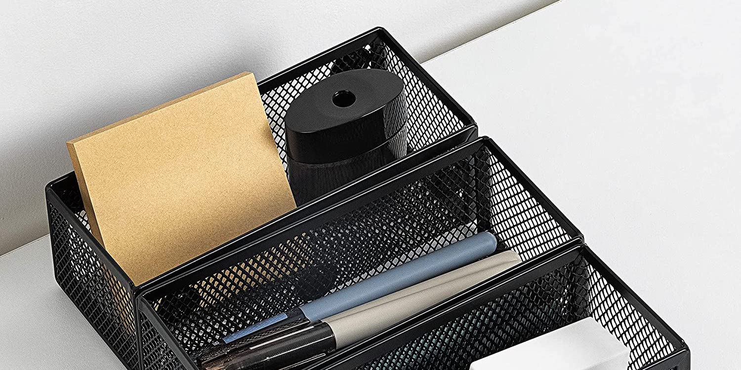 Amazon's 3pack of metal storage bins is great for the fridge