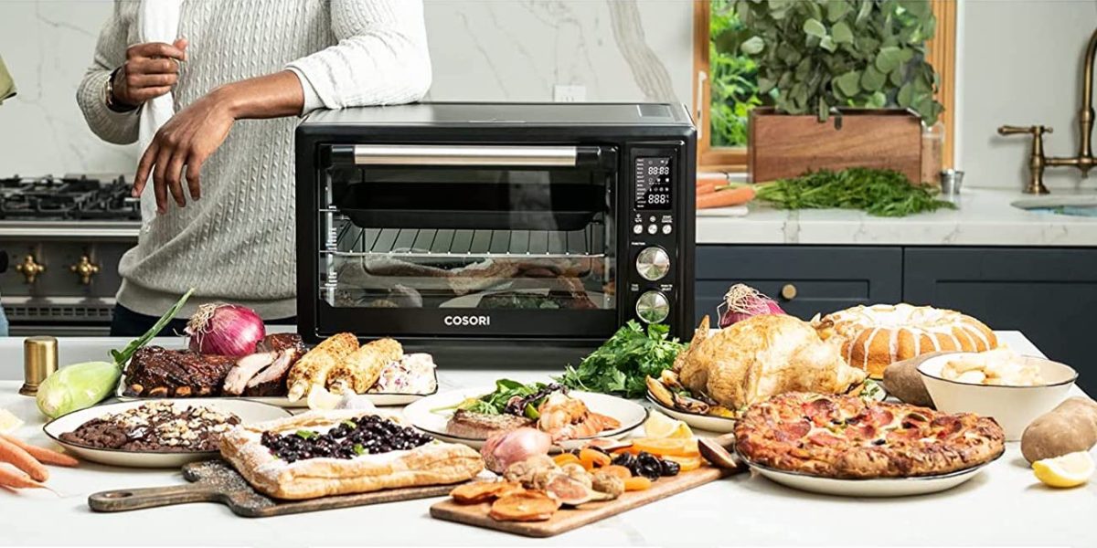 COSORI's 12-in-1 Smart Wi-Fi Air Fryer Oven with rotisserie now