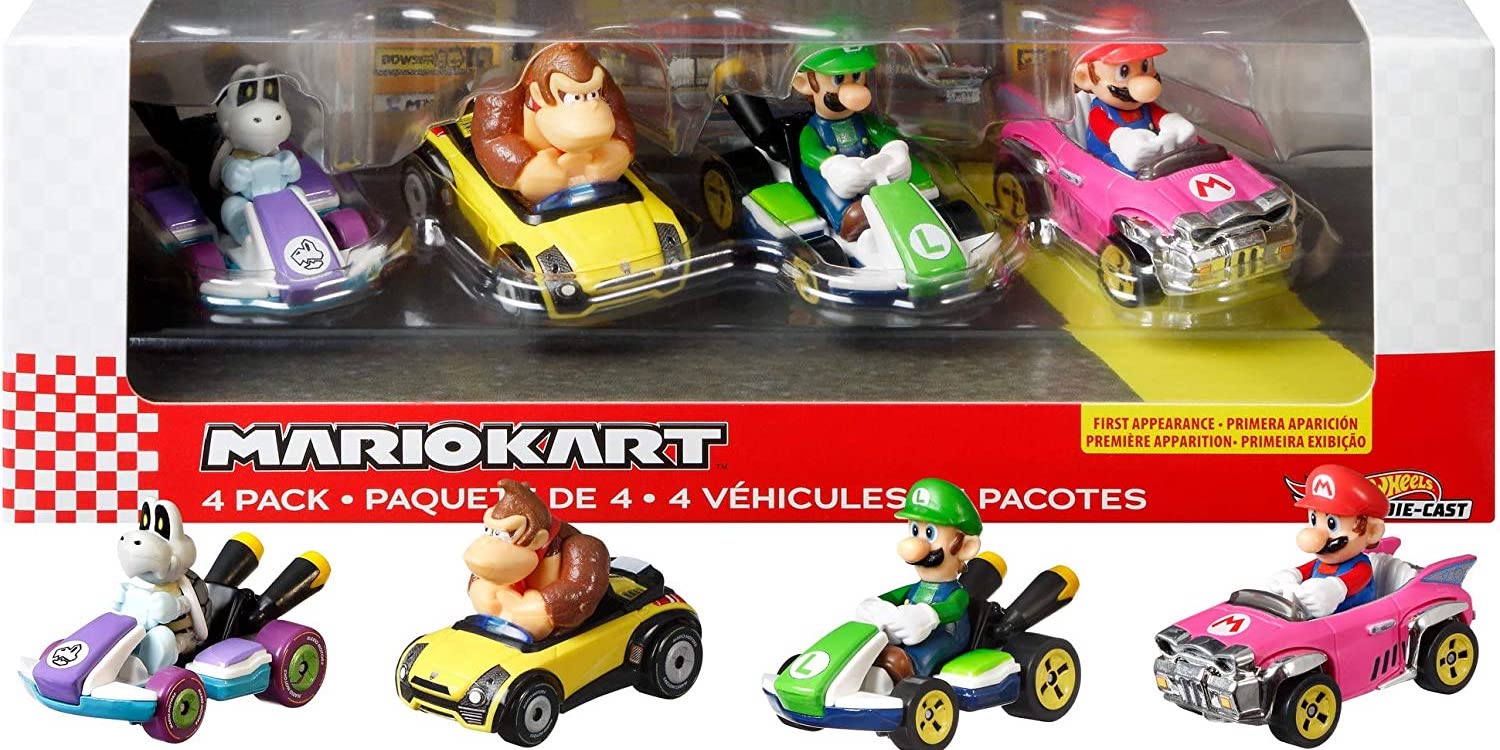 Hot Wheels Mario Kart Replica Die-cast Assorted Vehicles - Toys To Love