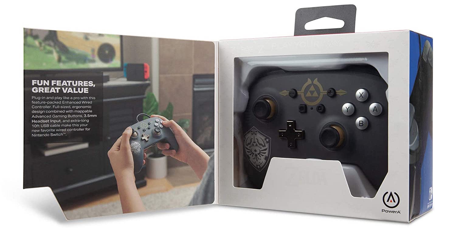 Might as well grab PowerA's Hylian Shield Switch Controller at just $10 ...