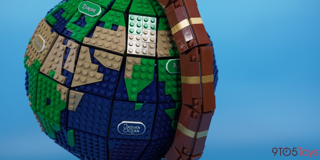 LEGO Ideas The Globe building kit consists of 2,585 pieces that build a  16-inch-tall world » Gadget Flow