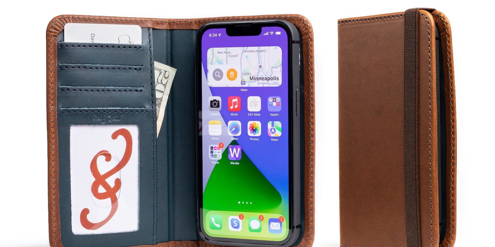 Pad Quill Leathersafe And Wood Luxury Iphone 13 Book Case Now 35 Off From 59 50 Shipped