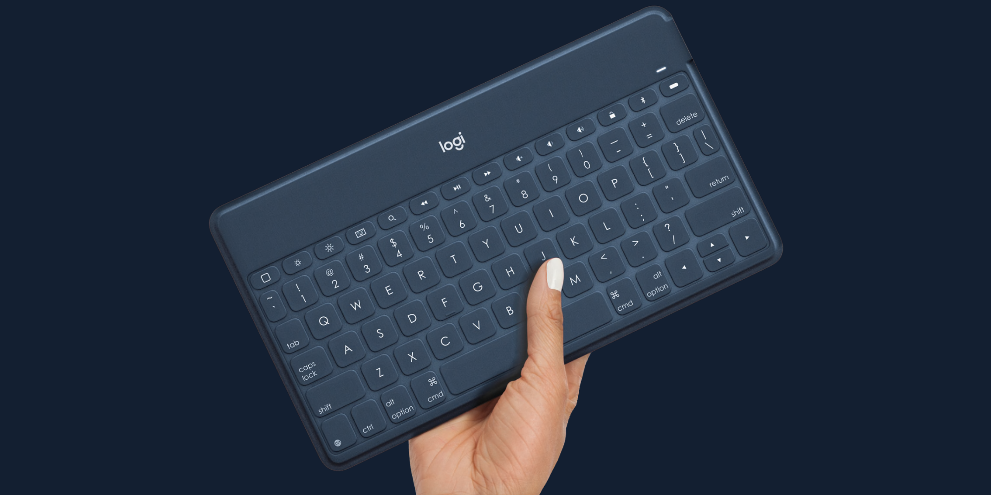 Score a new alltime low on Logitech's sleek KeystoGo Bluetooth