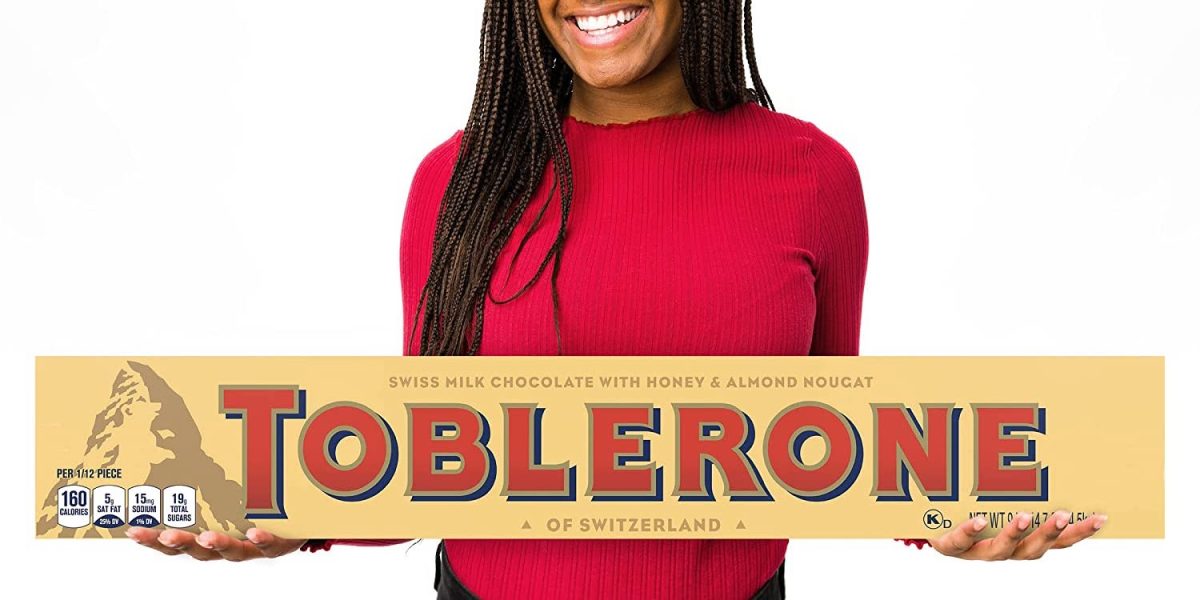 The gigantic must-see 9-lb. Toblerone bar just hit the  low for  Valentine's Day