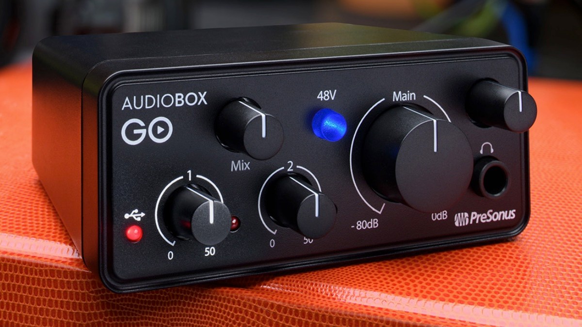 affordable audio interfaces PreSonus AudioBox GO