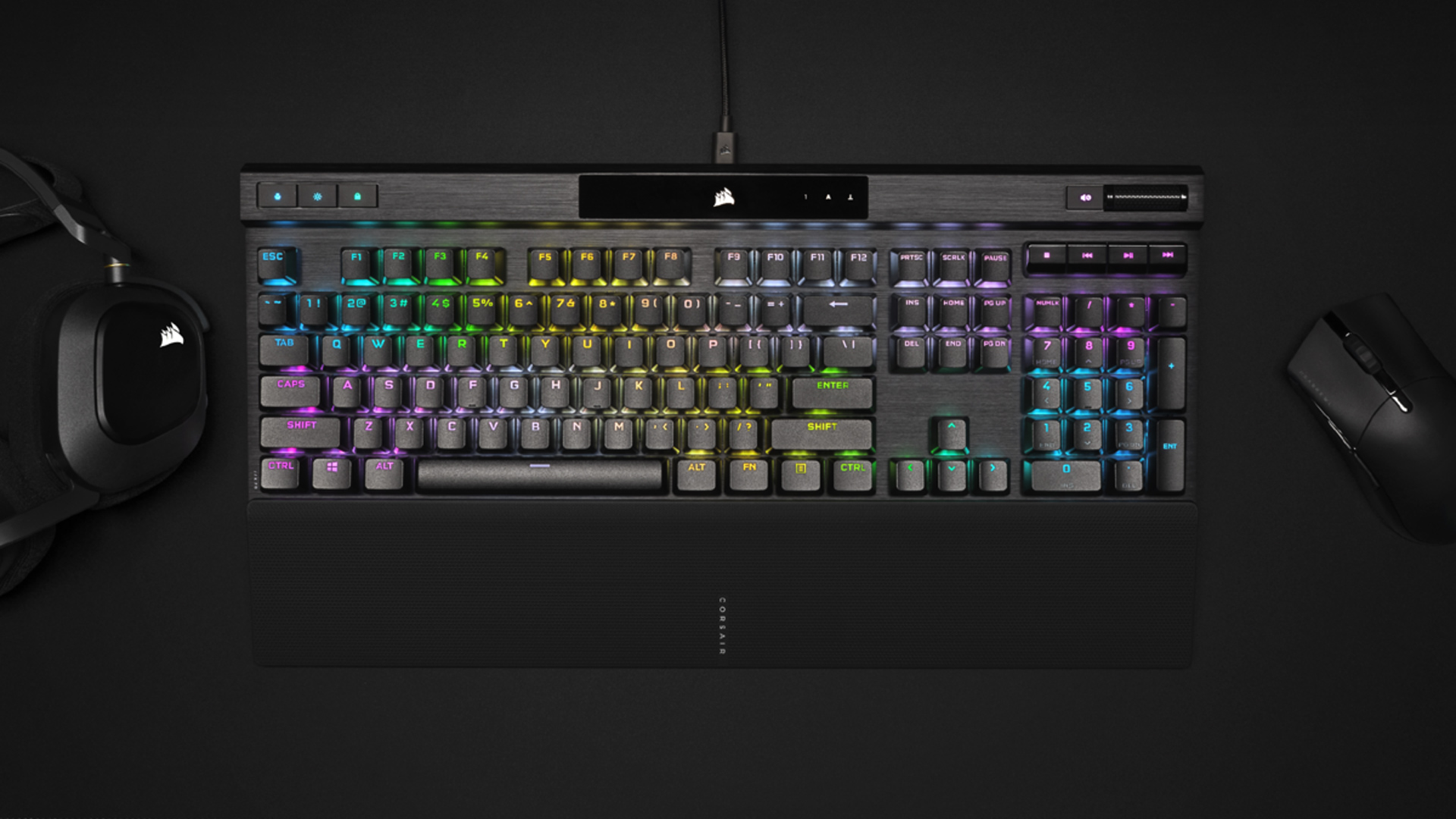 CORSAIR K70 RGB PRO keyboard has a tournament switch 9to5Toys