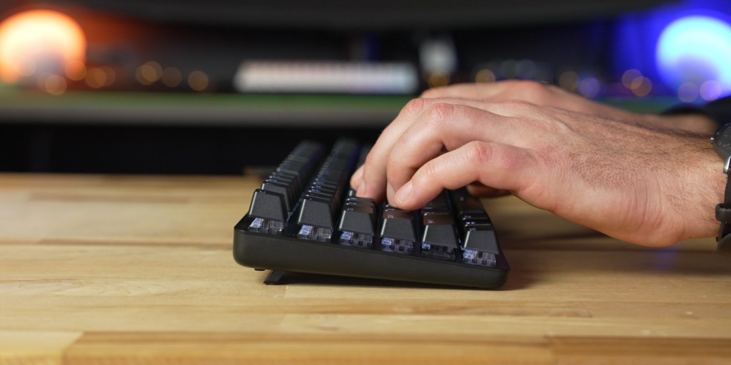 the Logitech G413 SE offers solid typing and gaming performance with a light tactile switch. 