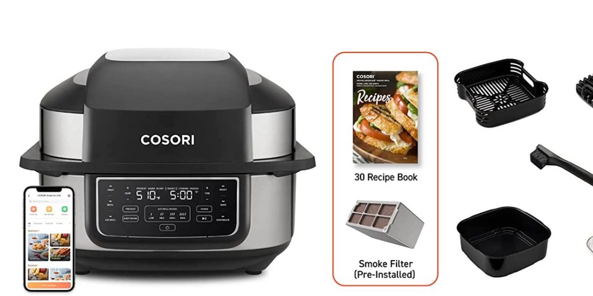 COSORI's Smart Alexa/Google Assistant Indoor Grill Air Fryer now matching  low at $180 (25% off)