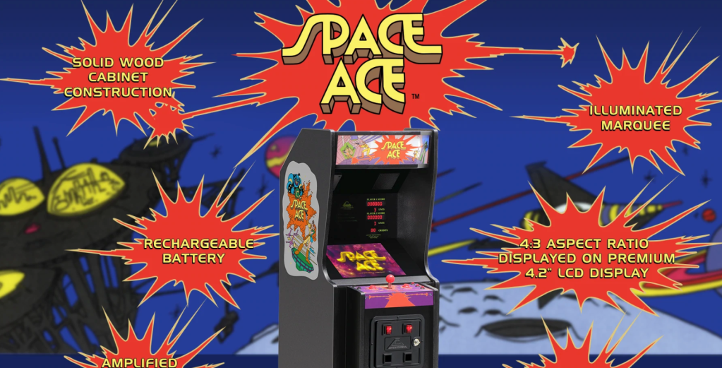 Space Ace mini arcade machines