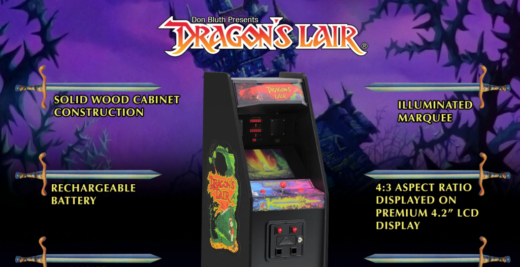 Dragon's Lair mini arcade machines image