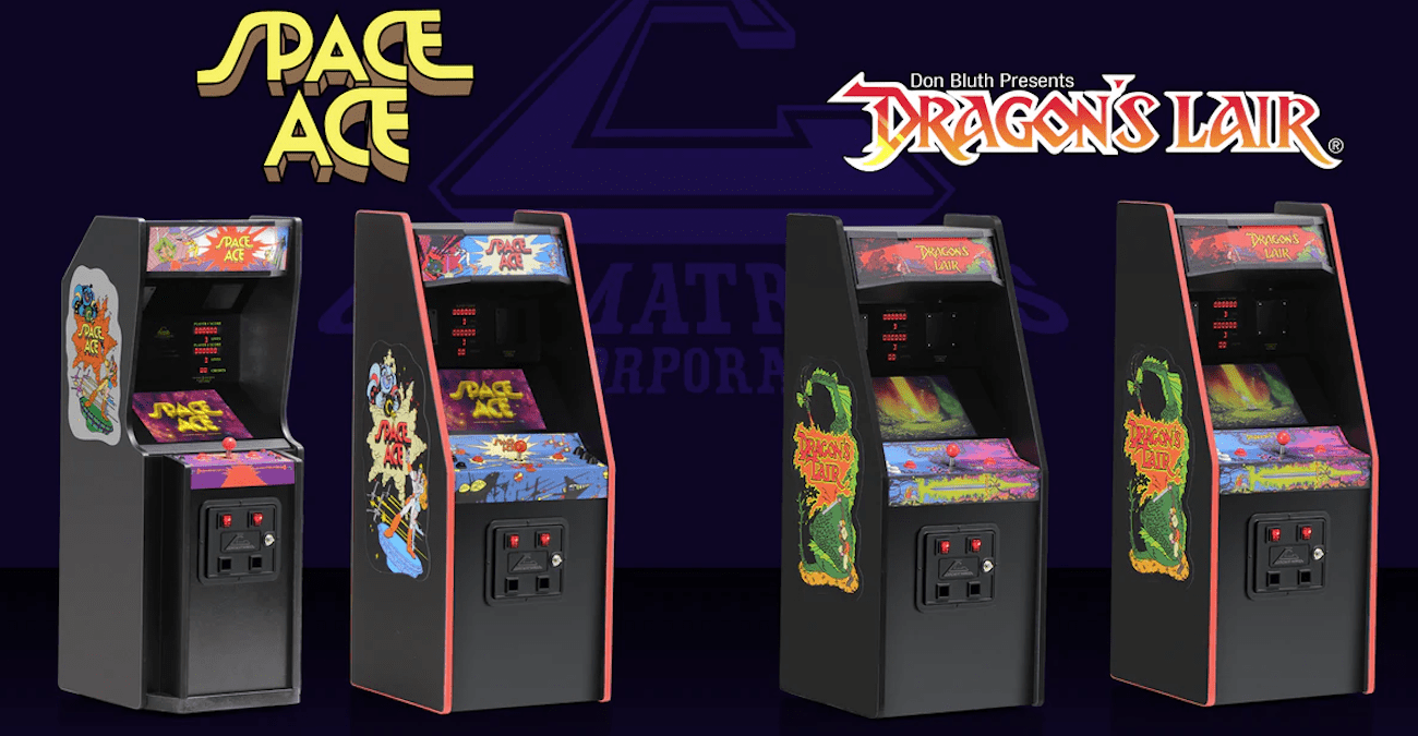 Dragon's Lair mini arcade machines