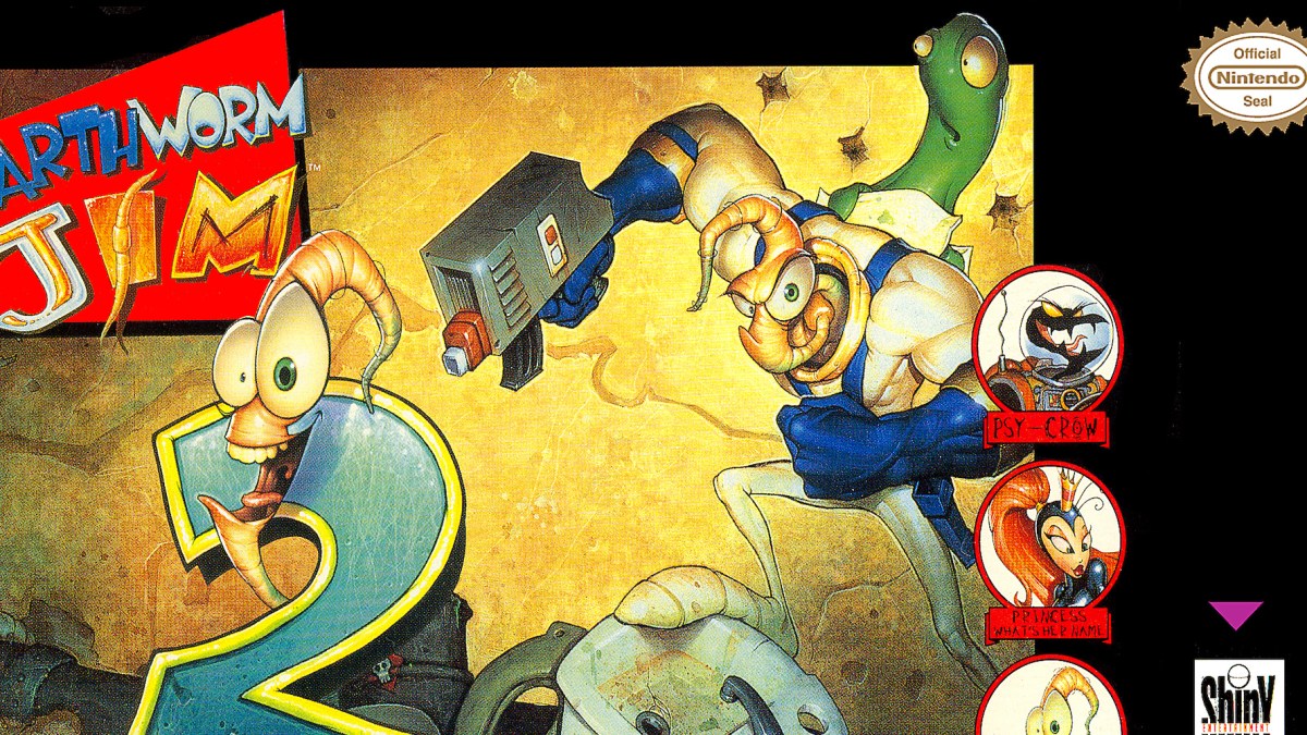 New SNES Switch Online games - Earthworm Jim 2