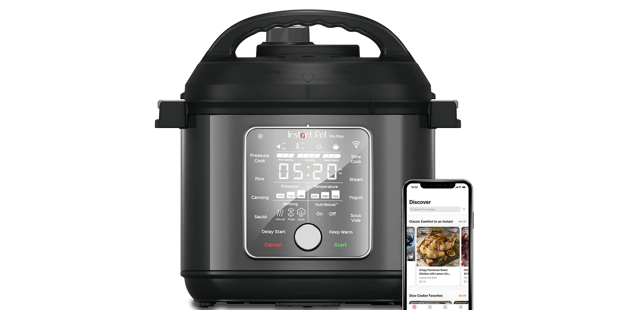 Instant Smart Multi Cooker with 10-in-1 Functionality