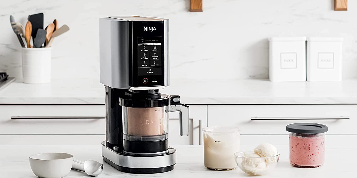 Secure a regularly $230 Ninja 7-in-1 CREAMi Ice Cream Maker for $100 today  (Refurb)