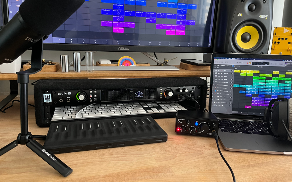 PreSonus AudioBox GO-affordable audio interface desk
