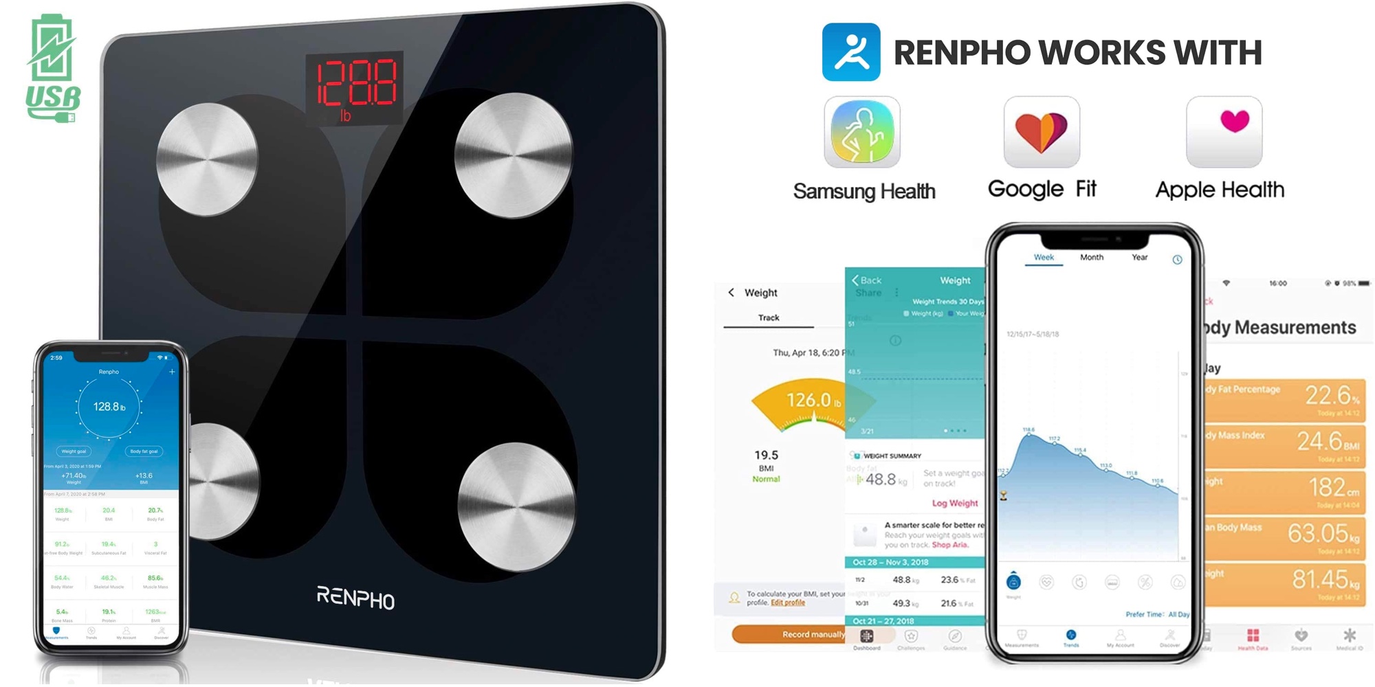 Get fit! Renpho body fat scales go on Gold Box starting at $16