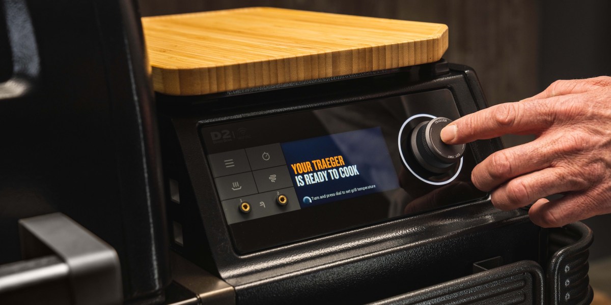 Traeger Timberline smart grill display
