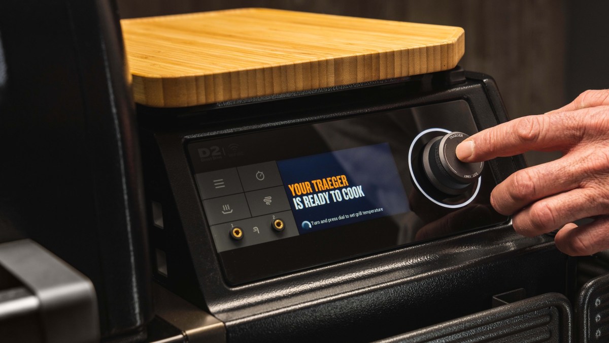 Traeger Timberline smart grill display