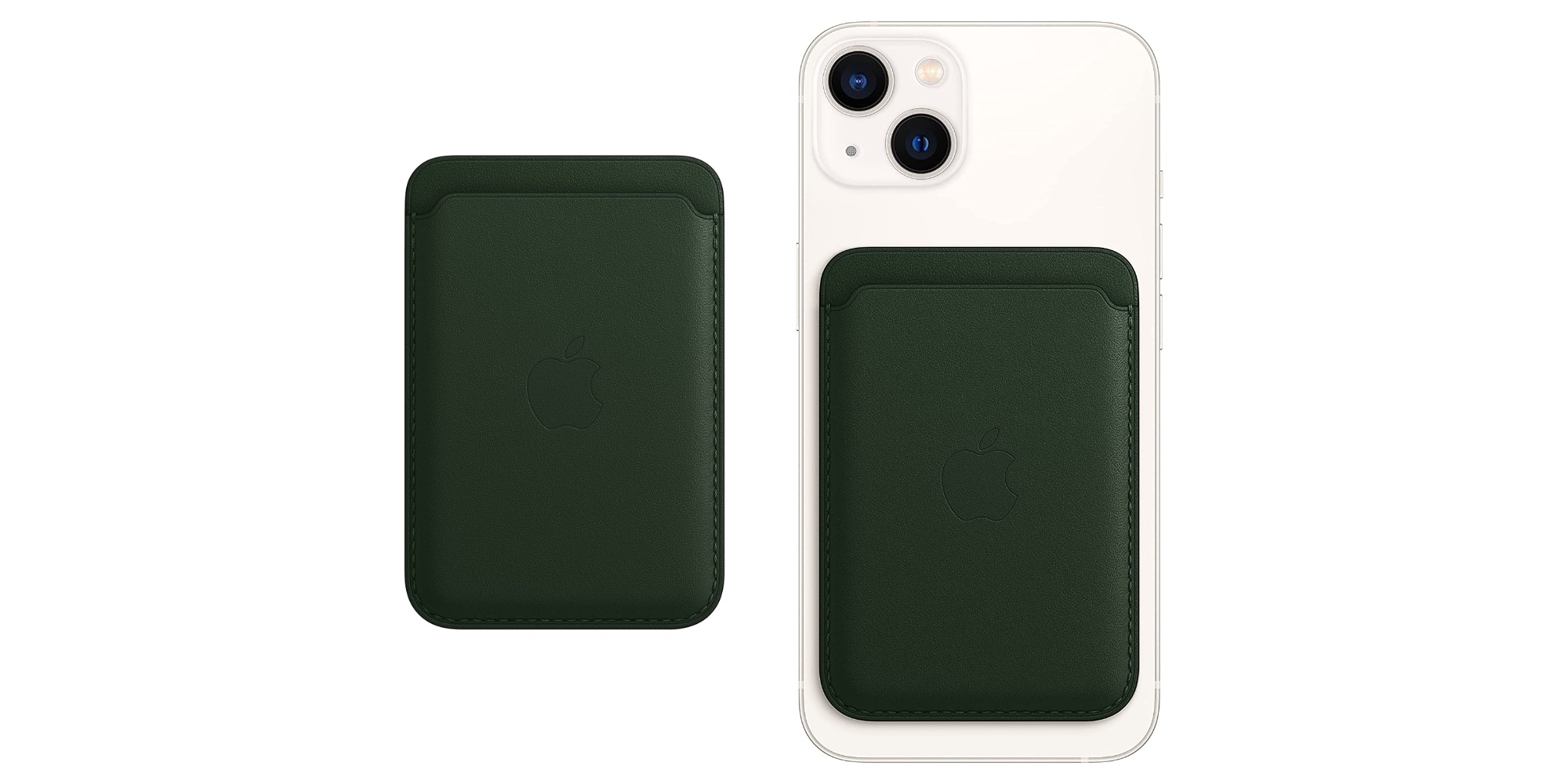 Pair your new green iPhone 13 with Apple's Find My leather MagSafe