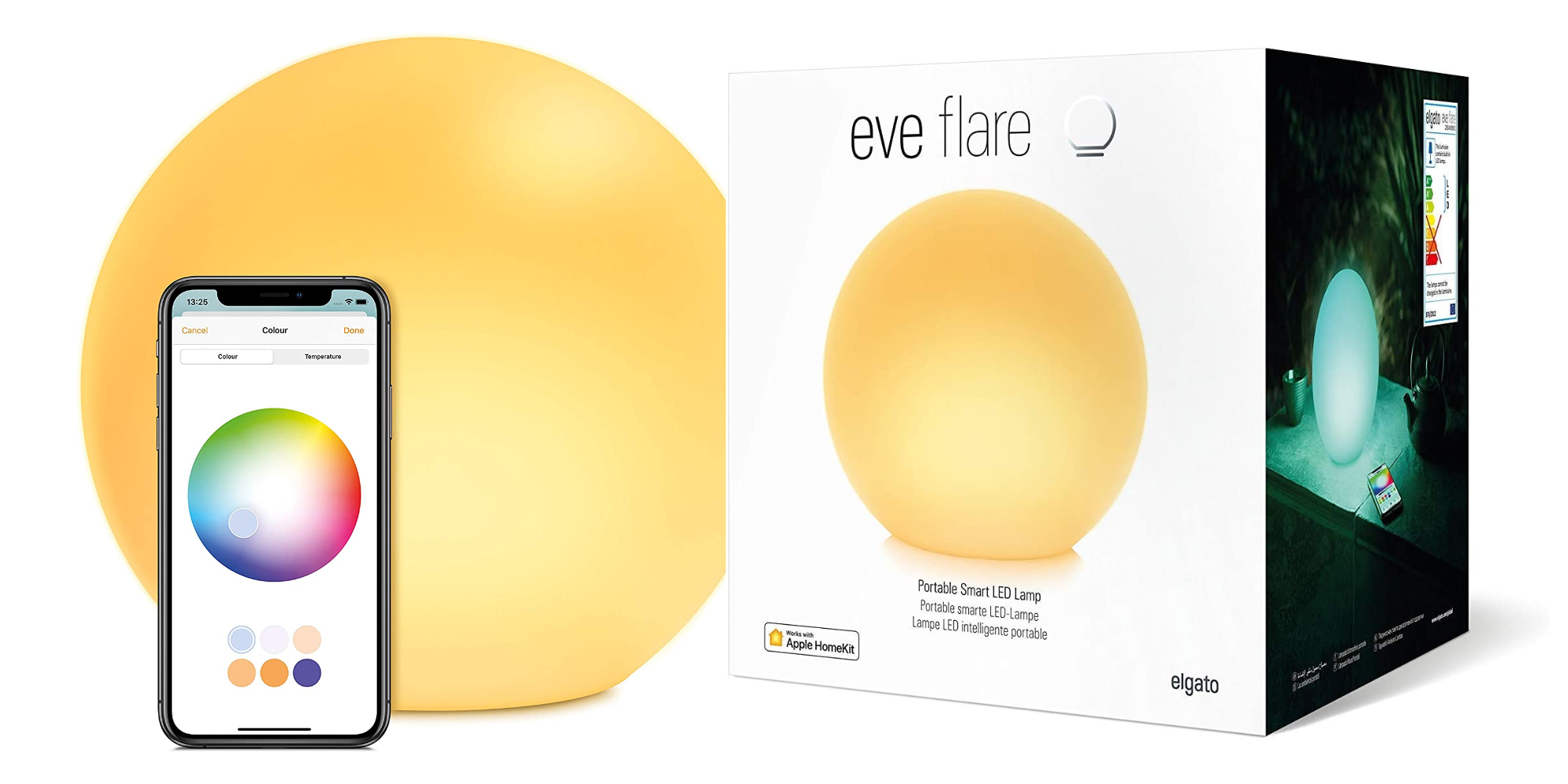 verfrommeld Metalen lijn Staat Save $20 on the battery-powered Eve Flare portable color HomeKit lamp at $80