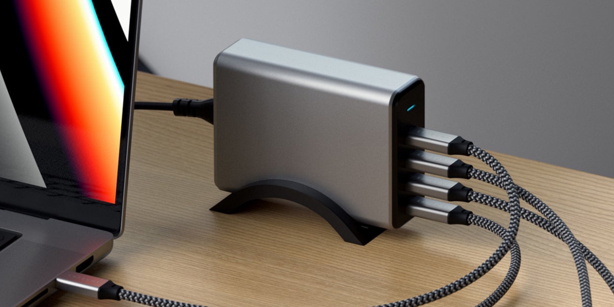 Satechi's new 165W USB-C GaN charger can refuel your entire Apple
