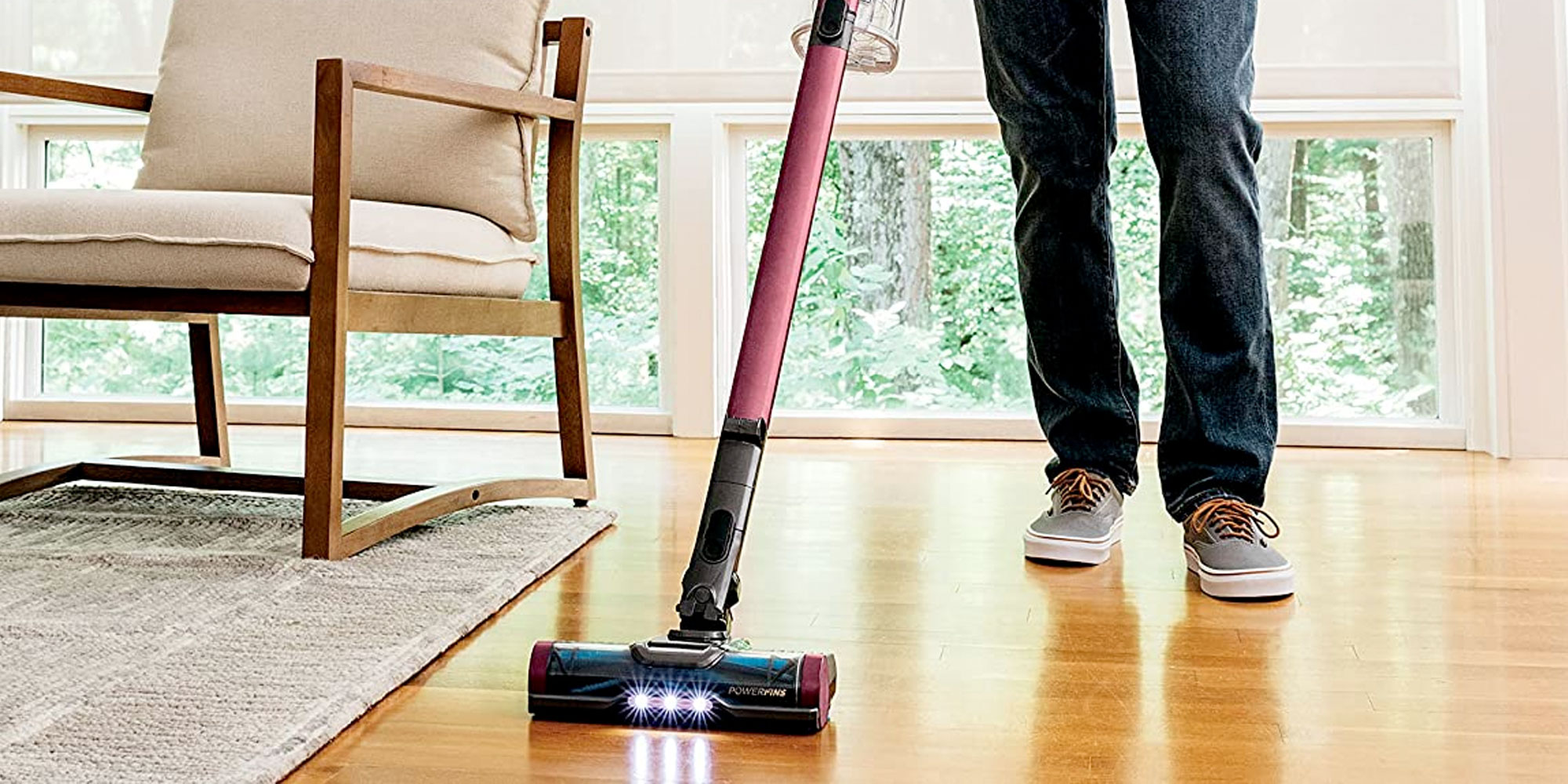 Shark antiallergen HEPA cordless stick vacuum helps with spring