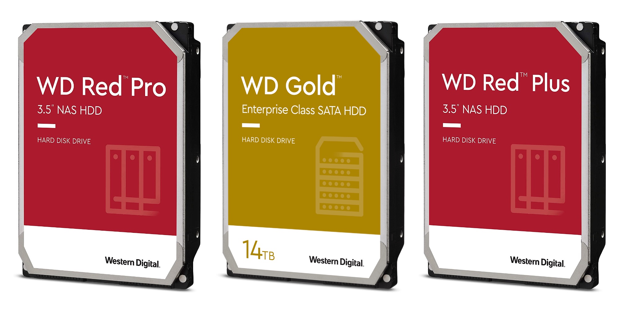 Disques durs NAS WD red (3x)