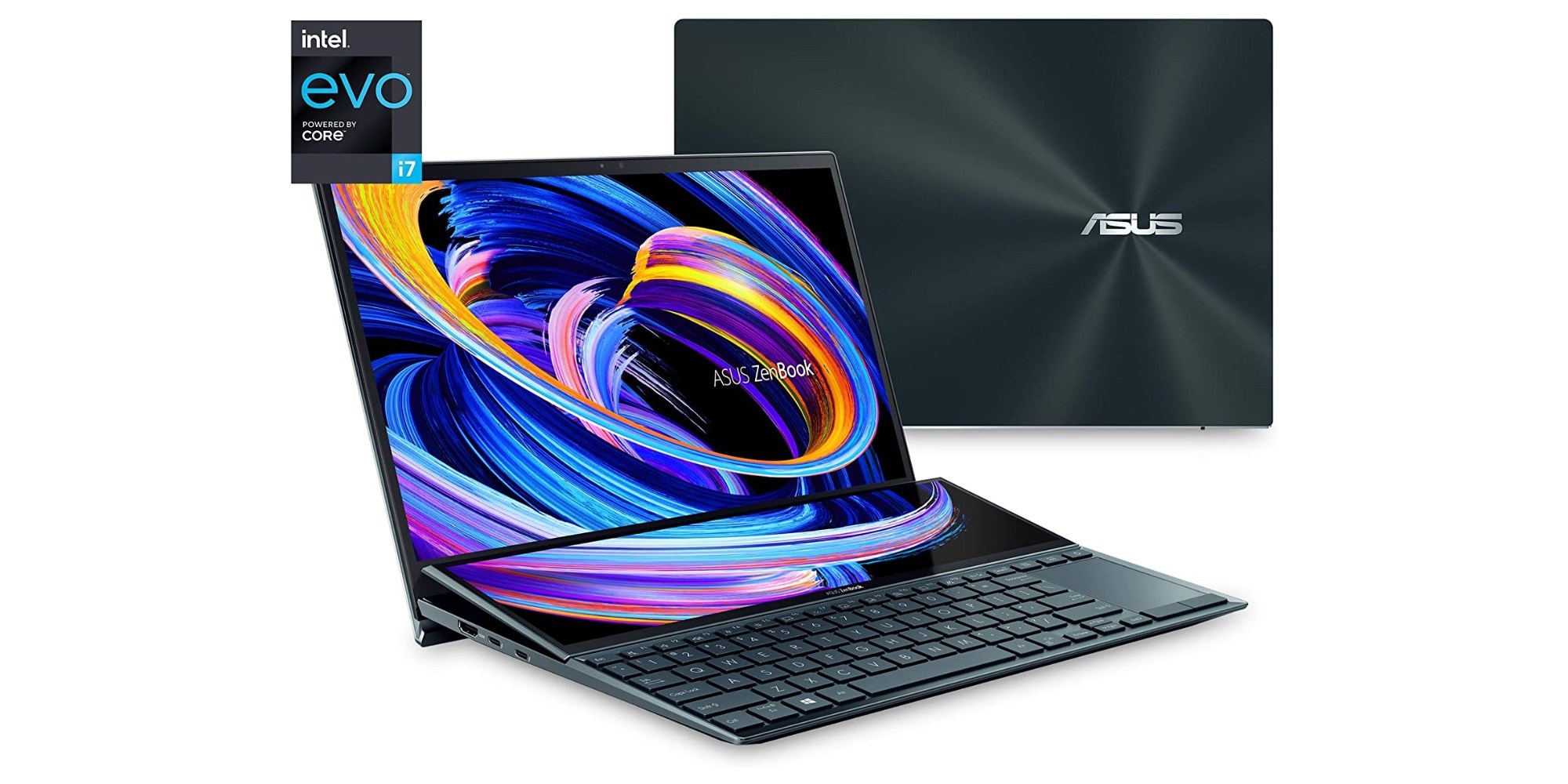 Notebook Duo Increase productivity with ASUS' ZenBook Duo laptop with a secondary ...