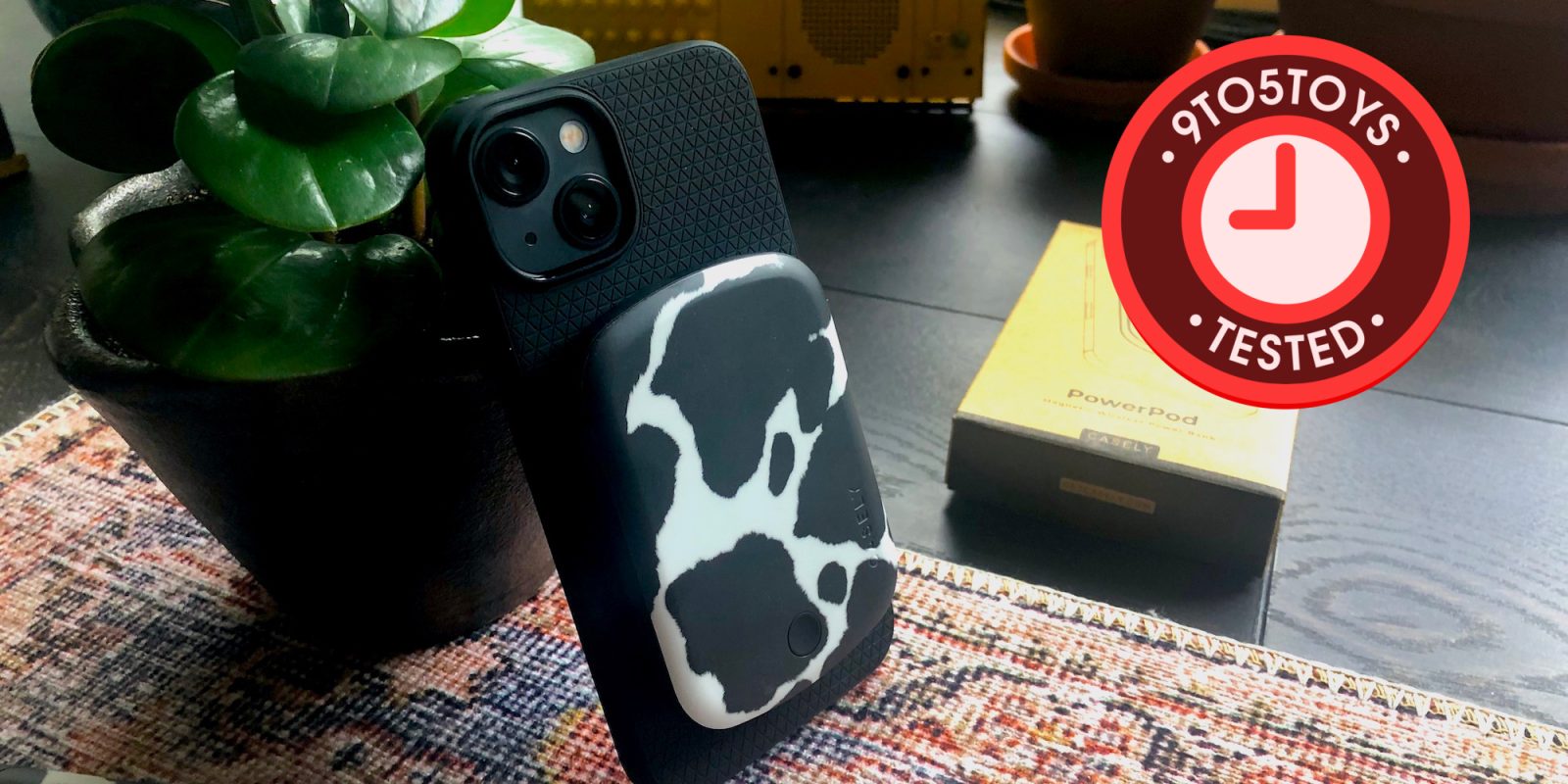 Casely Power Pod MagSafe portable battery hero