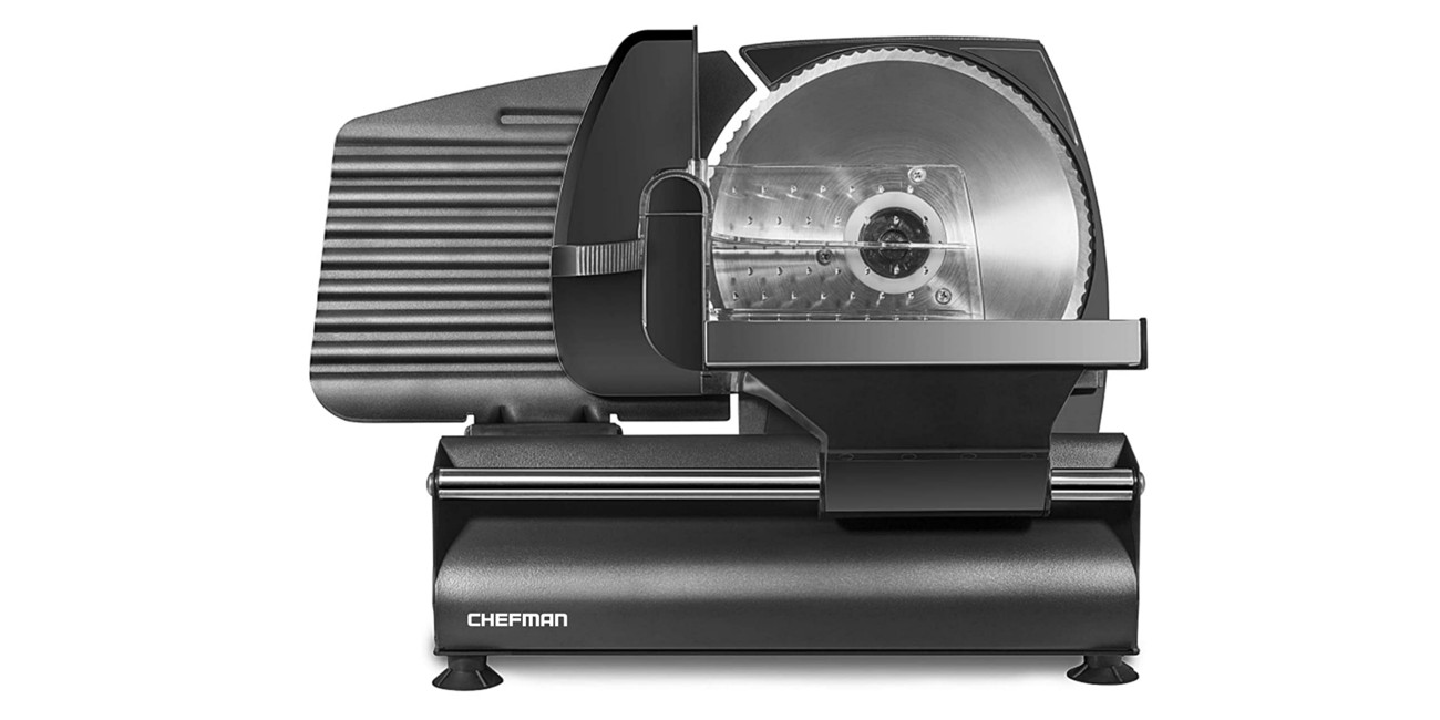 Bring the deli experience home with Chefman's DieCast Meat Slicer at
