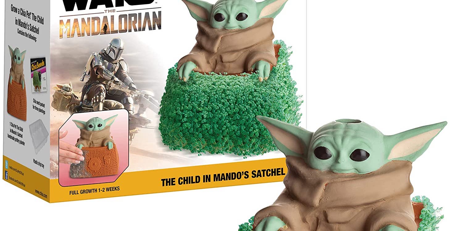 Baby Yoda Chia Pet you didn't know you needed just hit an Amazon all