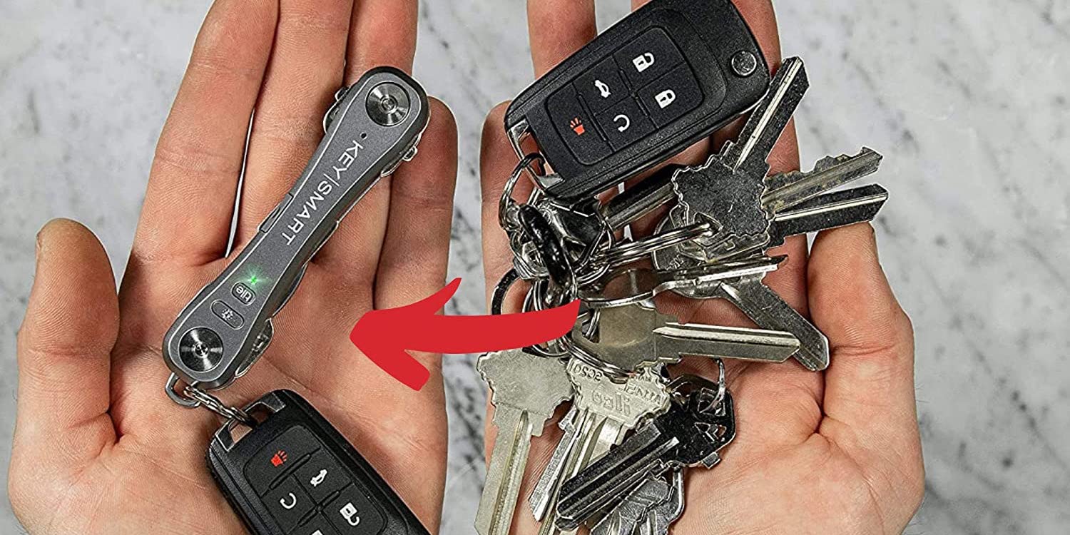 KeySmart Leather Key Holder