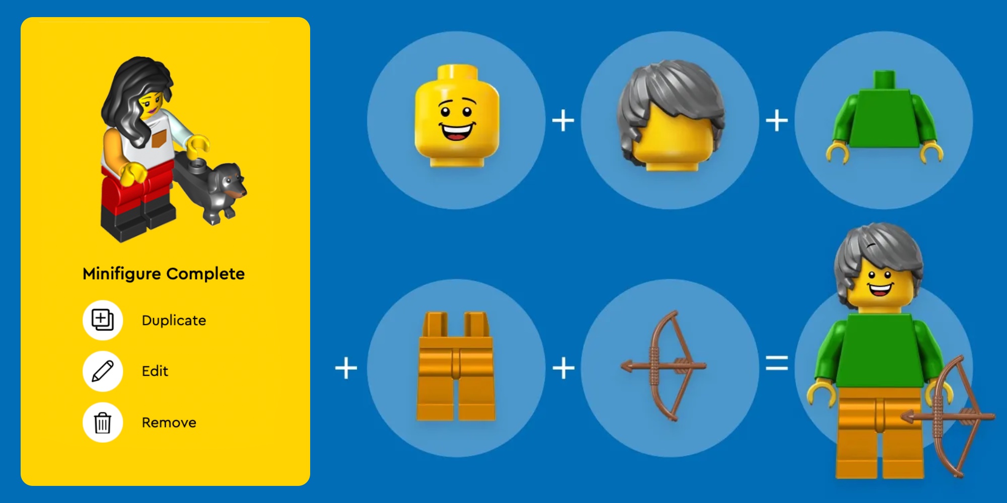 Create your own LEGO minifigure