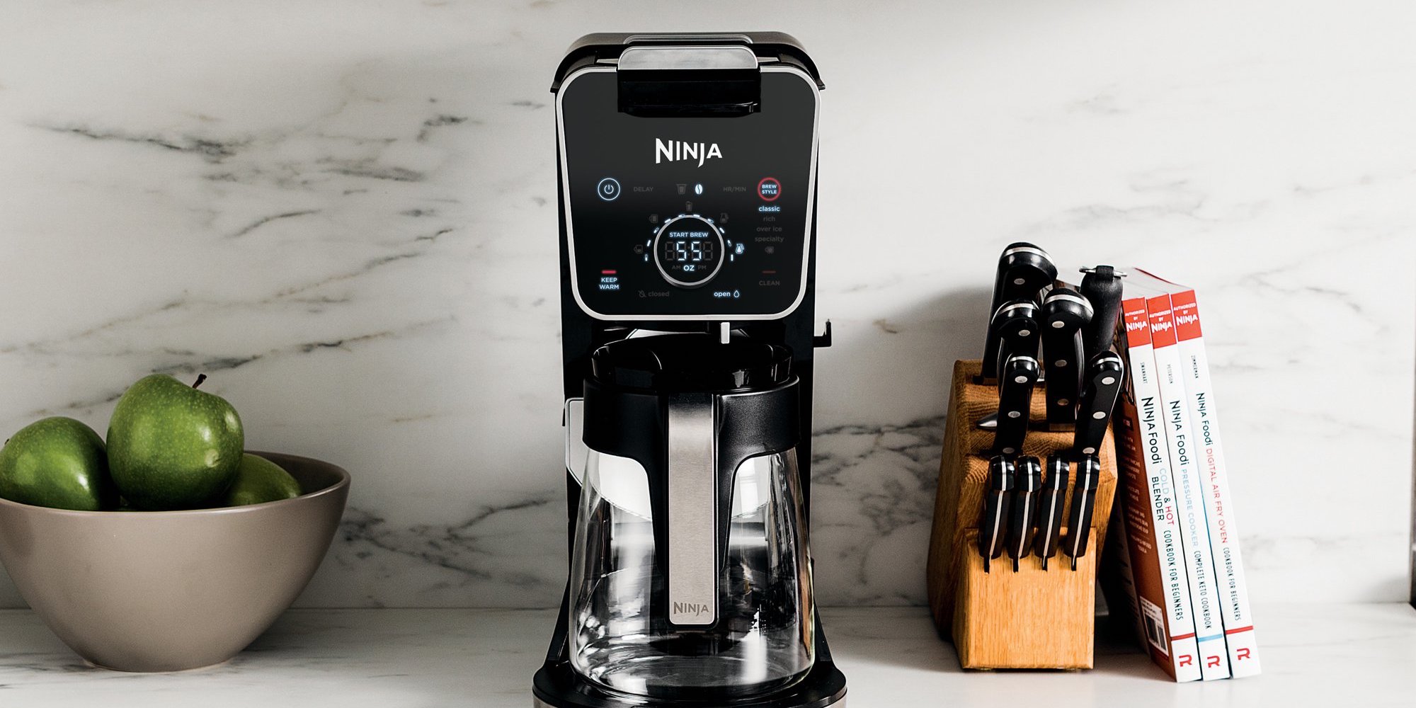 Ninja Dual pod and ground bean coffee brewer with milk frother now $100  ($100 off, Refurb)