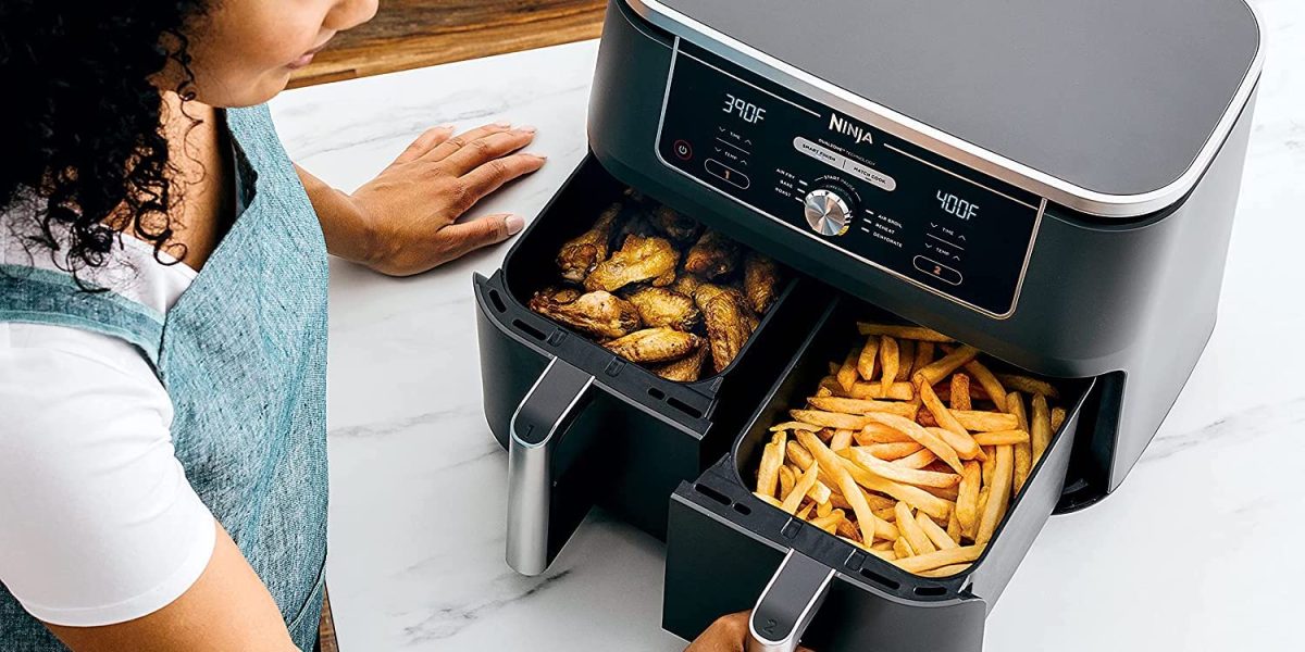 Ninja Foodi Dual Basket Air Fryer - just purchased because it was on sale  for $119 and I have been wanting an air fryer for a long time. Bought some  Just Bare