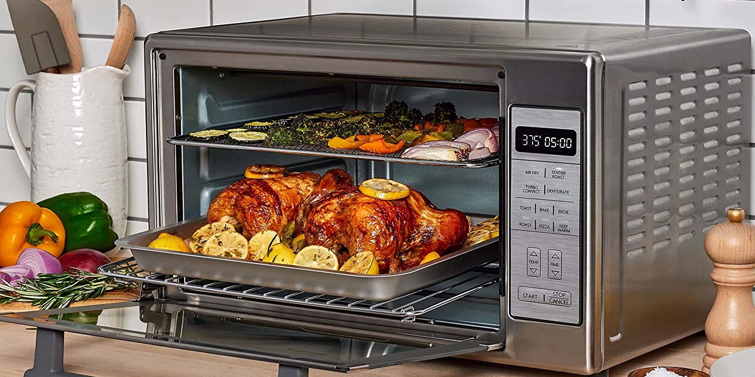  Oster Air Fryer Oven, 10-in-1 Countertop Toaster Oven