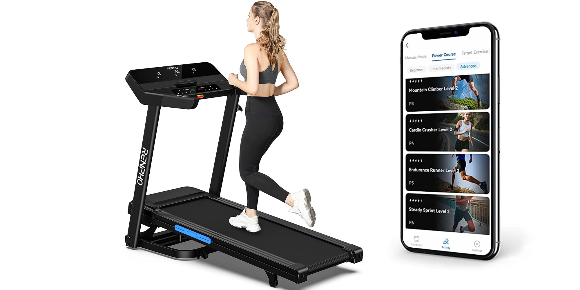 Bluetooth 2024 smart treadmill