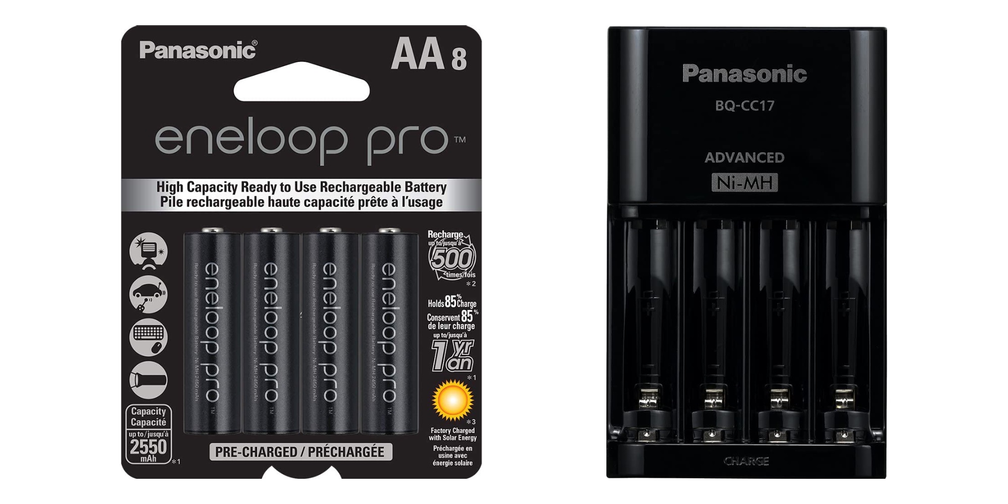 Score eight rechargeable eneloop pro AA batteries for $29 (2022 low), more  from $16