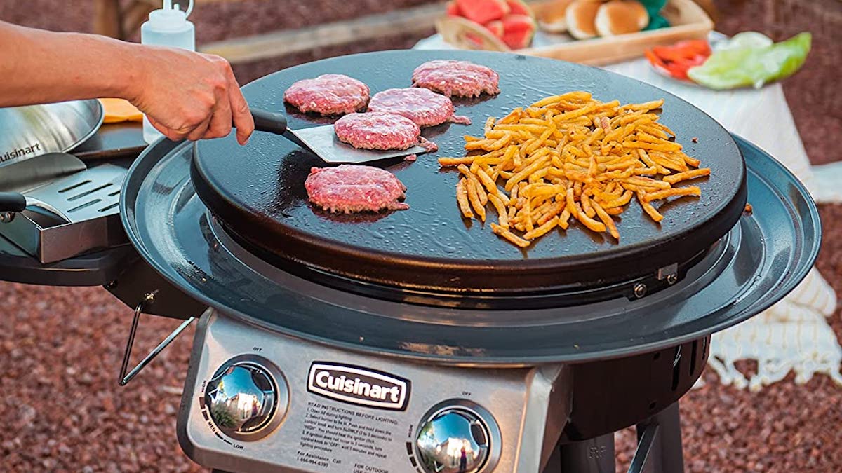 Get your smash burger on this summer with Cuisinart's flat top grill at