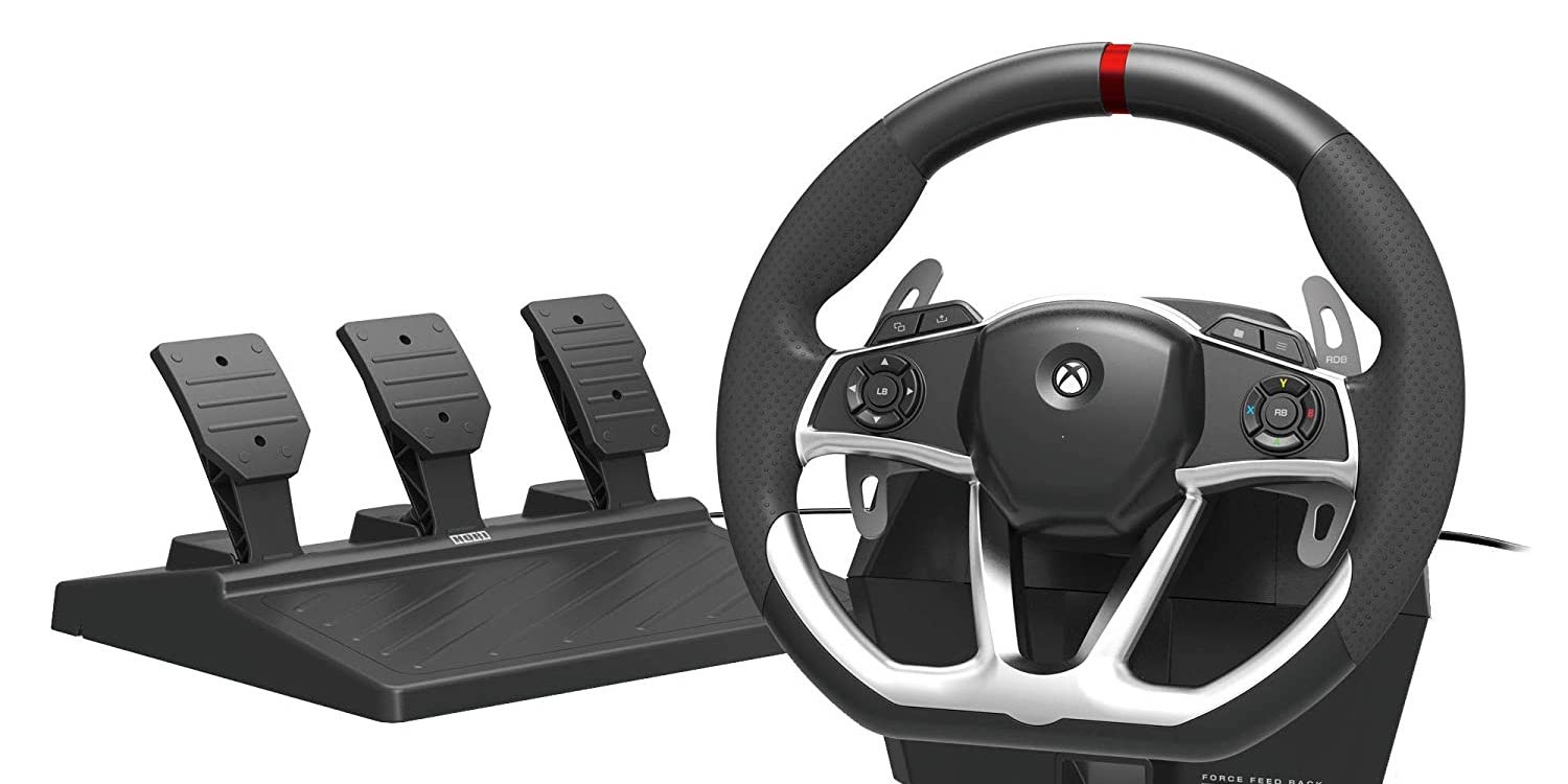 New Amazon low hits HORI's motorized feedback Xbox Racing Wheel at 252.50