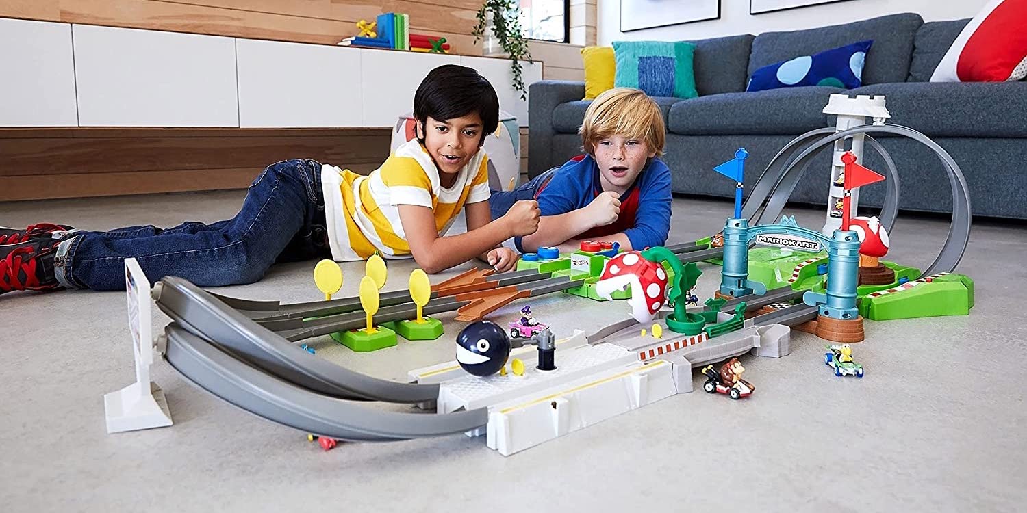 Hot Wheels Mario Kart Track Set just dropped to the  low at