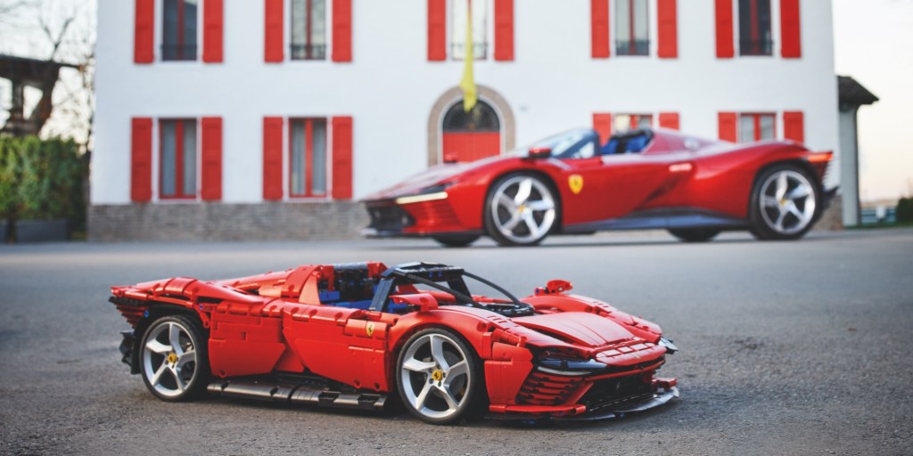 LEGO Technic Ferrari Daytona real world comparison