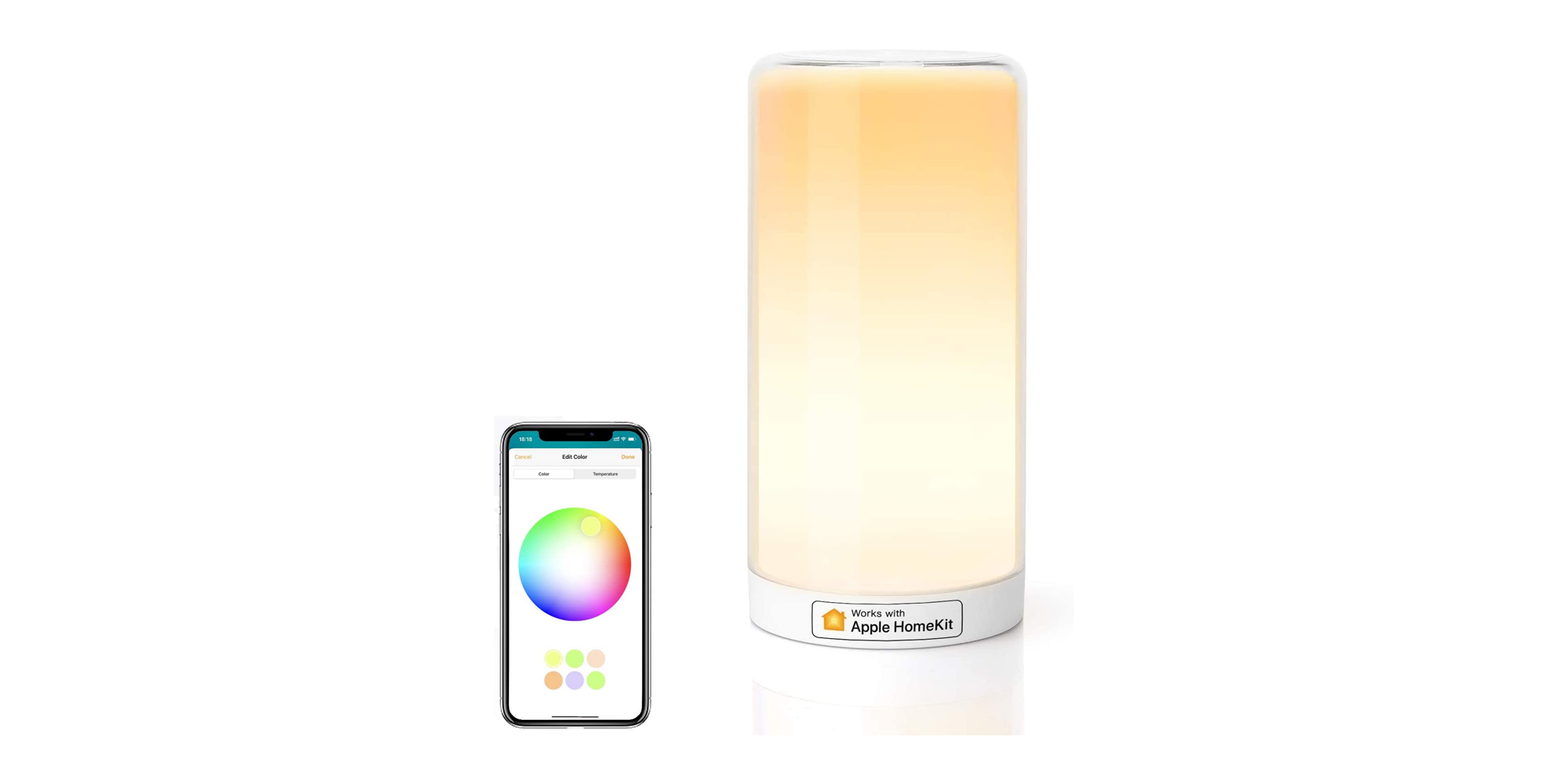 Meross HomeKit Light Switch+HomeKit Smart Table Lamp
