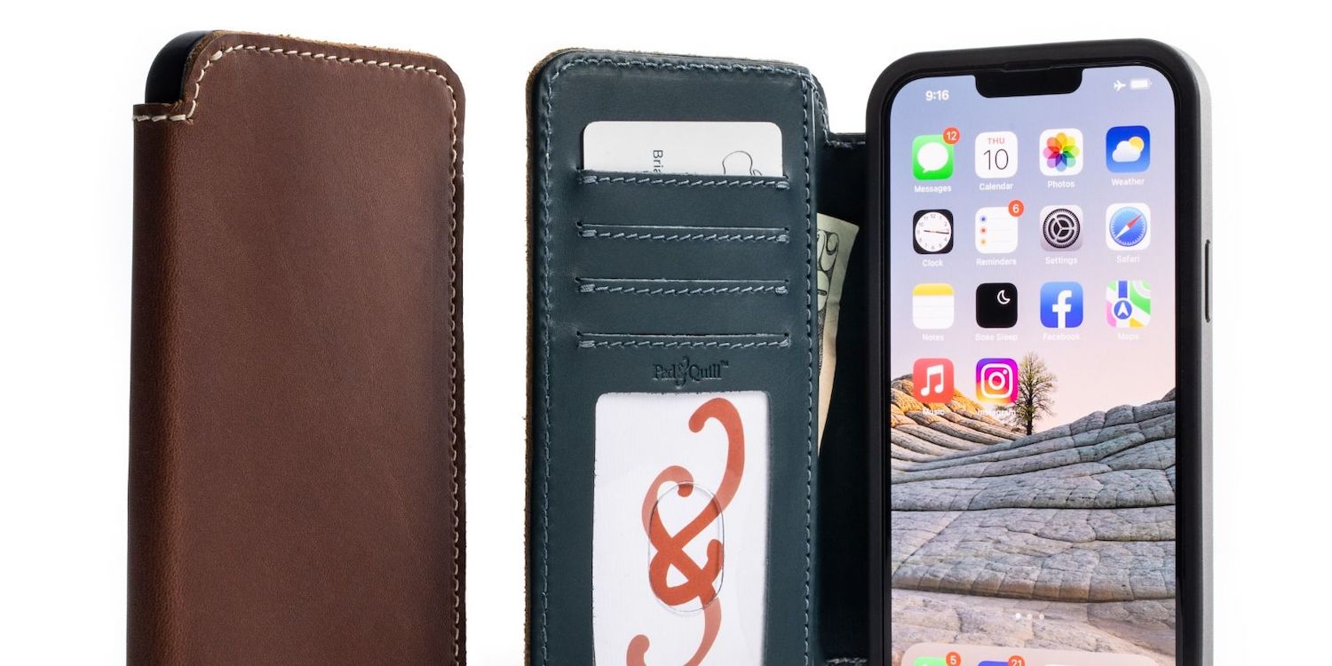 New leather wallet iPhone 13 case from Pad & Quill at 15 off 9to5Toys