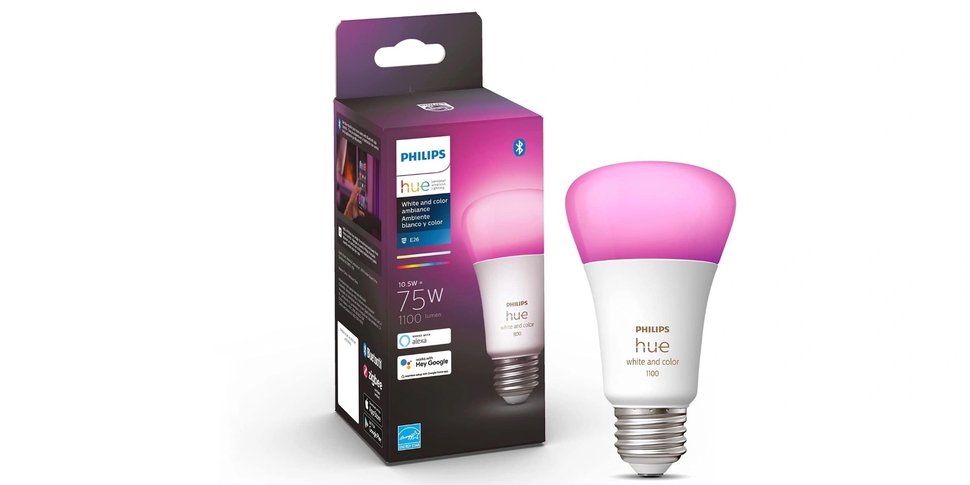 Philips Hue medium color smart LED bulb drops $35 at Amazon